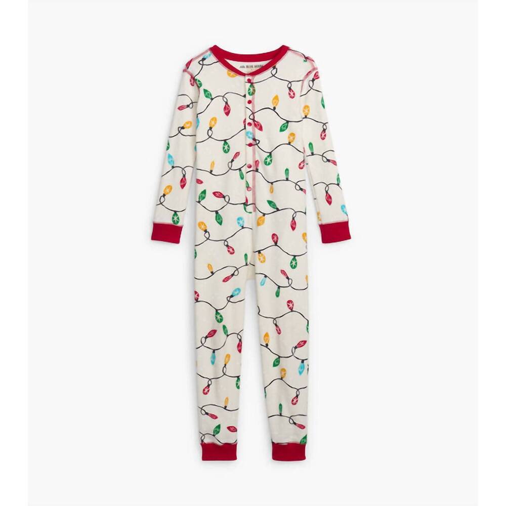 NEW LITTLE BLUE HOUSE kid's pajama sets in holiday lights
